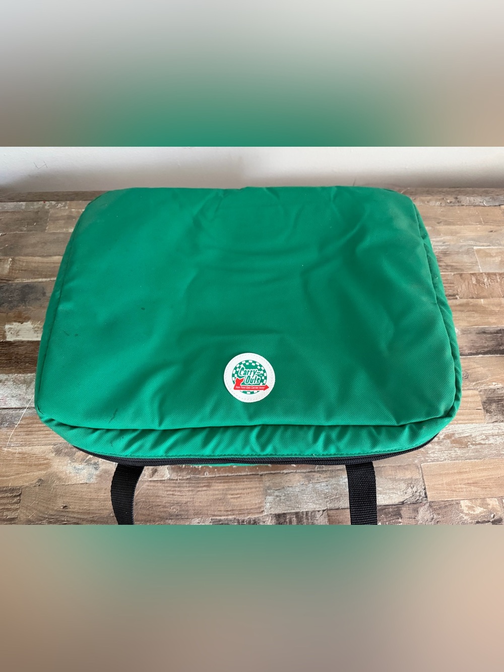 Encore Anchor Hocking Green Insulated Food Carrier Tote
